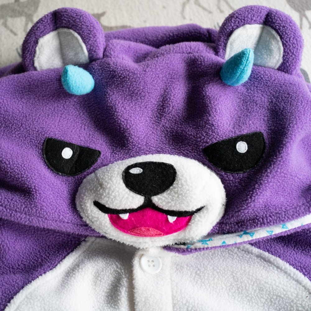 DEVIL BEAR AKKUMA ONESIE KIGURUMI COSTUME ADULT PAJAMAS